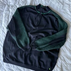 Hugo boss half zip hoodie Sweater small